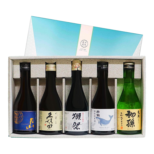 日本酒飲み比べ 獺祭 久保田 千寿 入り 300ML×5本セット (おすすめ辛口タイプ)