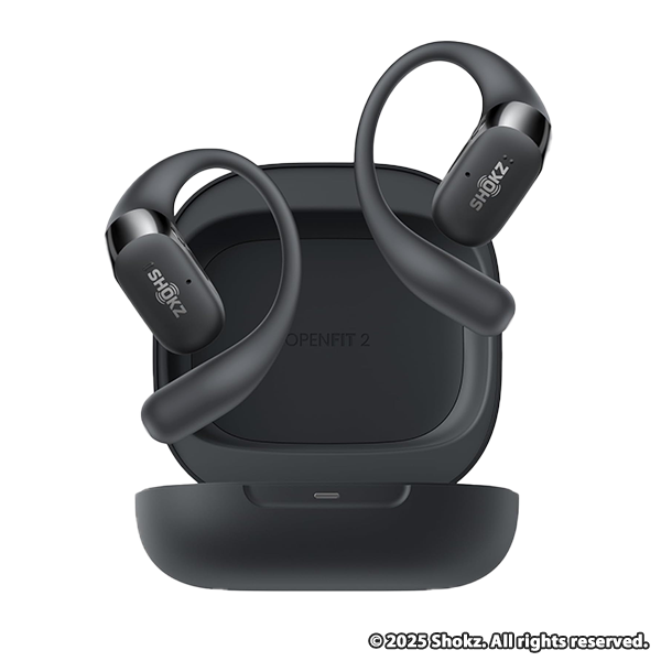 Shokz OpenFit 2　完全ワイヤレスイヤホンブラック