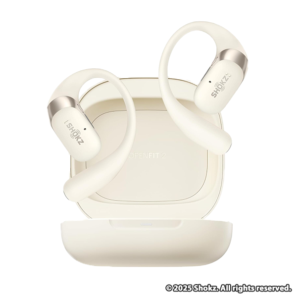 Shokz OpenFit 2　完全ワイヤレスイヤホンベージュ