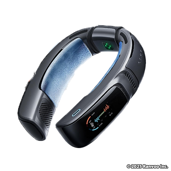 【次世代 AIネッククーラー】RANVOO AICE3ネッククーラー マットブラック