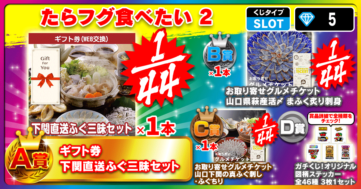 たらフグ食べたい 2