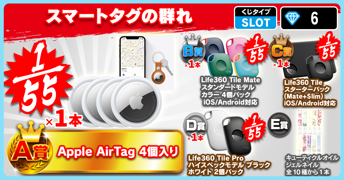 スマートタグの群れ