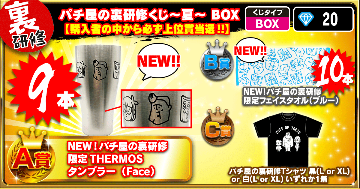 パチ屋の裏研修くじ ～夏～ BOX